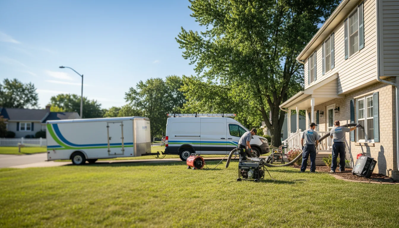 Flooded Basement Restoration And Cleanup With Repair in Beason, IL near me